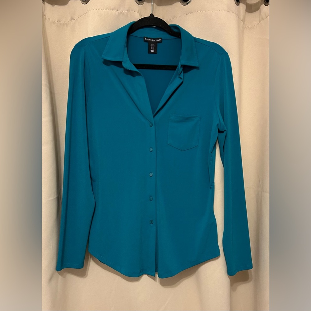 Blue Button Up Shirt